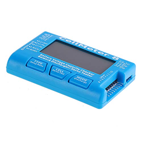 Btuty Verificador digital de capacidade de bateria Testador de tensão de bateria LCD retroiluminação