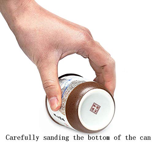 Mini Cremation Gaofao Ashes Funeral Urn Ceramics Sealed Cremation Pet Ashes Casket Garden Gaofao For Ashes Tqzheng9 (Size : A) #TOP3
