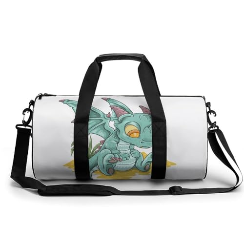 Sac de sport gym voyage dragon mignon duffel bag camping randonnée