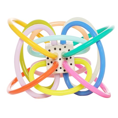 Image of Manhattan Toy Winkel Colorpop Rattle & Sensory Teether Toy
