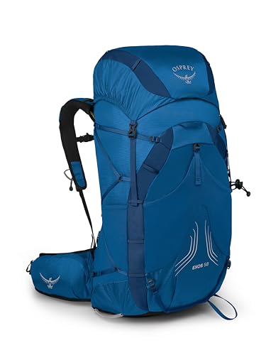 Osprey Men's Exos 58 Ef Ultralight Backpack, Blue Ribbon, L/XL