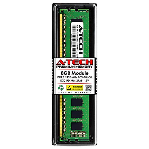 A-Tech 8GB DDR3 RAM for Intel E3 Server, ECC UDIMM