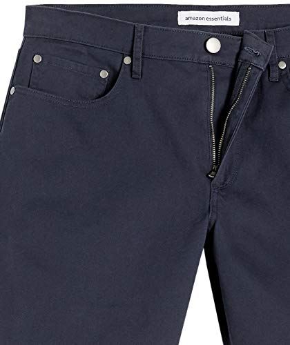 Image of Amazon Essentials Men's Straight-Fit 9 inch Inseam Stretch Cotton Twill 5-Pocket Shorts