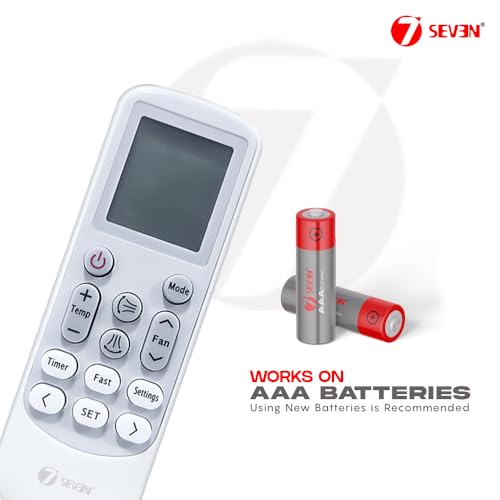 Image of 7SEVEN Compatible with Samsung AC Remote Control Model 144A Suitable for Split and Window 1 1.5 2 Ton Air Conditioner Remote - Match Each Keys Exactly to Replicate Genuine Remote Function