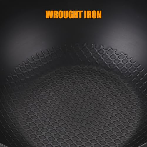 Wok japonés pequeño de acero al carbono 20 cm miniatura 7