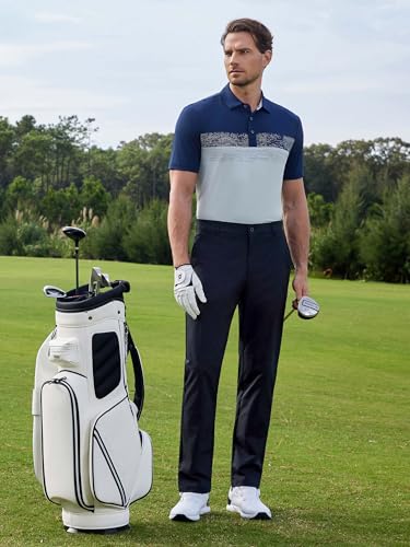 M MAELREG Chest Print Golf Polo
