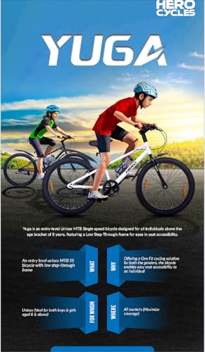 Image of Hero Yuga 26T Single Speed Mountain Bicycle Road Bike
