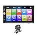Eaglerich Car Audio Touch Screen Reversing Priority 7 inch HD 2 Din Universal Car MP5 MP4 USB TF Aux in Bluetooth FM Radio Rear View Camara