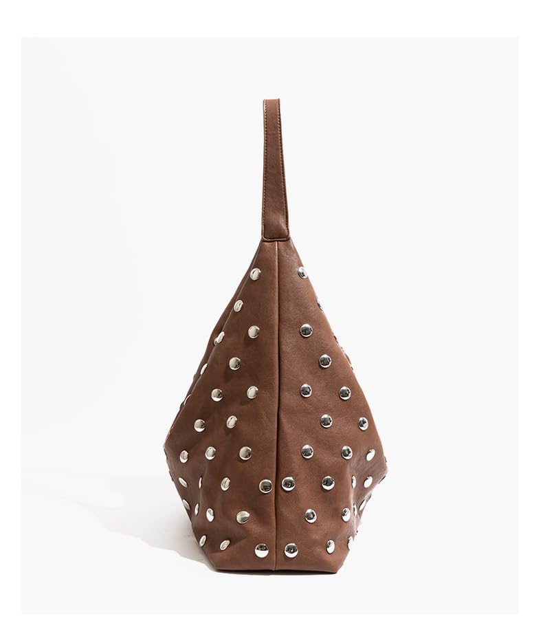 Bolso Hobo Tachonado para Mujer Cuero Vegano miniatura 4