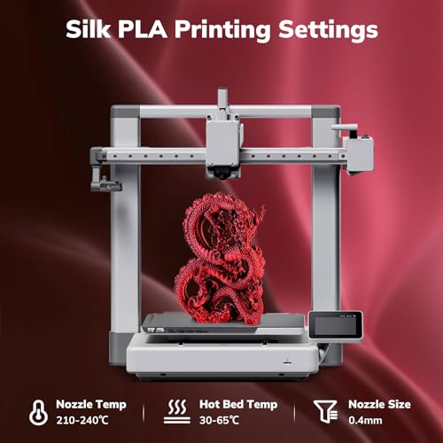 Image of AMOLEN 3D Printer Filament, PLA 1.75mm Dual Color Silk Red Black, 1KG /2.2lb