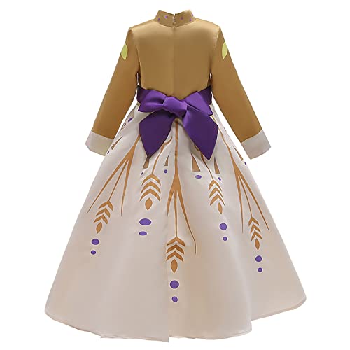 AYIMEIS Principessa Anna Costume Bambina Vestito
