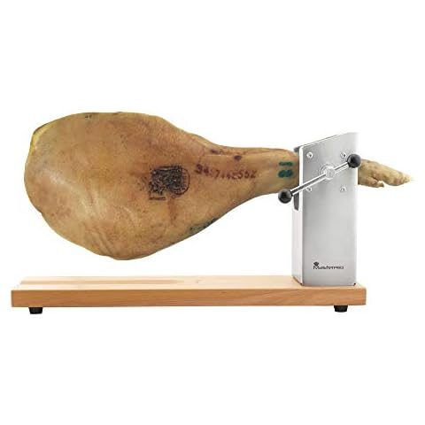 Bergner Jamonero Masterpro Madera/Acero Inoxidable Cover