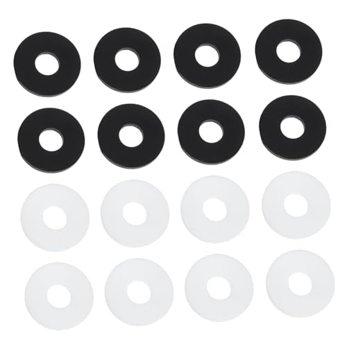 Yardwe 16pcs Guitar Strap Locks Bass Ukulele Locks Anti-skid Guitar Belt Button Set Simple Installation