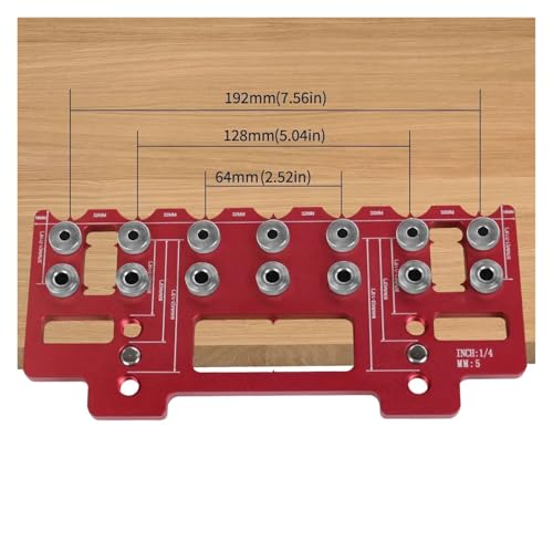 Gabarit perçage étagère et guide de perçage pour tourillon en aluminium - 7