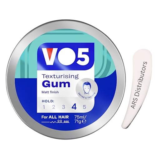 VO5 Texturising Gum Matt Finish 75ml with Our Cosmetic Spatula