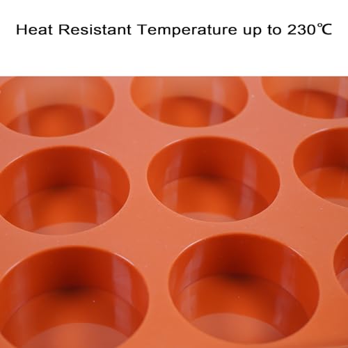 Melearch Muffin Trays, 12 Cavity Yorkshire Pudding Tray, Silicone Cupcake Moulds for Baking Silicone Muffin Cases - Image 3