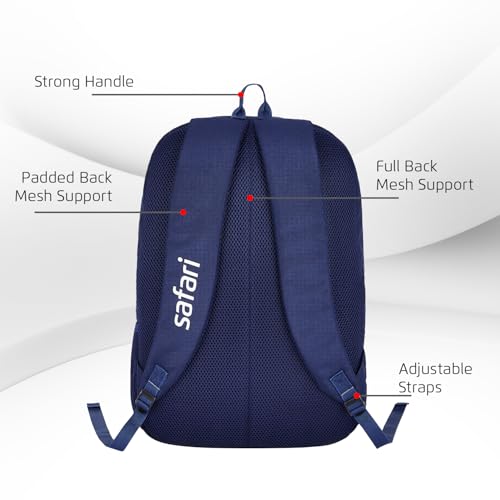 Safari Nudge Laptop Backpack, 16 Inches, Gray Grey Blue - Image 6