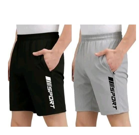 Men Boys Lightweight Cotton Boxer Shorts for Gym Running Training Sports Daily Use Pack of 2 Black S-image-10