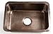 Monarch Abode 21-inch Hand Hammered Pure Copper Milan Dual Mount Drop in Kitchen Sink, Drop in or Undermount Kitchen Sink, Deep Single Rectangular Bowl