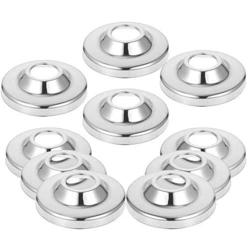 Plaques de recouvrement acier inoxydable cache-brides robinetterie - 2