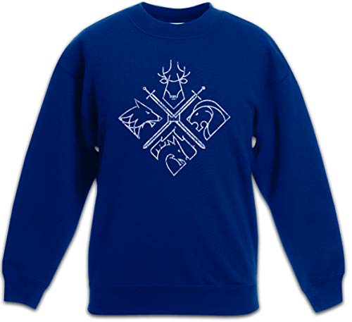 Sweat-shirt pour enfants Urban Backwoods House Emblems pullover chaud en coton garçon fille