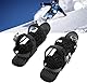 Snowskate, Snowboard Bindungen, Mini Ski Skates für Schnee, Snowblades Erwachsene Verstellbar, Kurze Snowskates Snowblades Skiboards, Ski für Winterstiefel