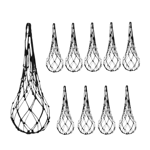 Hamaca para Sandías | Red de Calabazas 10 Piezas con Soportes,Bolsa de Cultivo para Melón Calabaza Pepino,de en Elevado