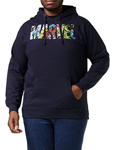 Marvel Sudadera con Capucha para Hombre con los Personajes del