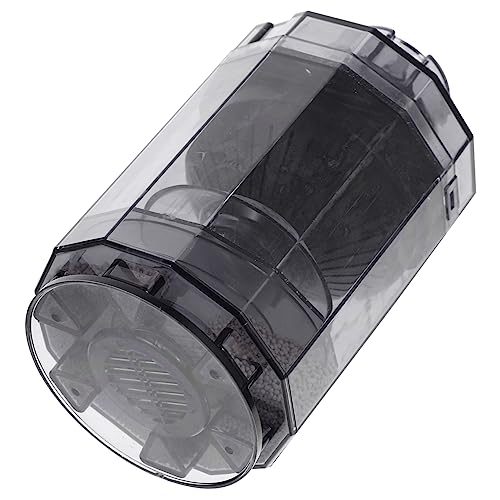 DOITOOL 3 Piezas Filtro de pecera Filtrar Polvo Aire supresión Filtro de Acuario limpiacristales Limpiador de Vasos Cambiador de Agua del Tanque Bomba de oxigeno Abdominales Light Grey