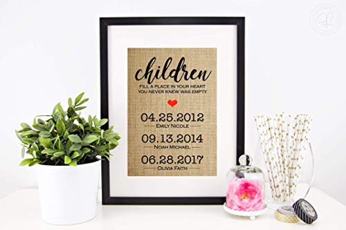 Grandmagiftpersonalizedmothersdaygrandmothergrandparentsbirthdaygrandkidsfillaplaceinyourheartyouneverknewwasempty8x10or11x14burlapprint Urban Country Home Decor Grandma gift personalized mothers day grandmother grandparents birthday grandkids fill a place in your heart you never knew was empty 8×10 or 11×14 burlap print urban country home decor