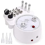 Microdermabrasion Machine, 3 in 1 Portable Diamond Microdermabrasion Dermabrasion Machine Facial Care Salon Equipment w/Vacuum & Spray including 360 Cotton Filters and 2 Plastic Oil Filte