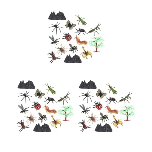 Figurines d'insectes avec boîte de rangement finis les jouets perdus à Halloween pour tout-petits
