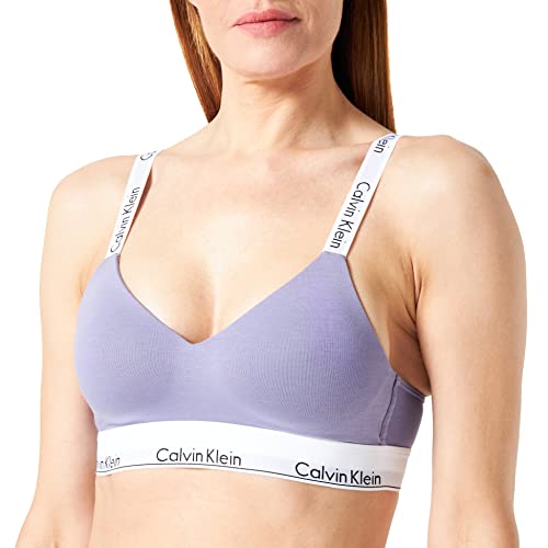 Calvin Klein Damen BH Bralette,Lila (Splash Of Grape),M