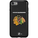 Skinit Pro Phone Case Compatible with iPhone SE - Officially Licensed NHL Chicago Blackhawks Distressed Design