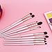 ENERGY Eye Makeup Brush Set Professional Eyeshadow Brush Set 10pcs Make Up Brush Kit for Eye liner Crease Eye Shader,Eyeliner,Eye Blending,Eye Defining,Eye Brown brush,Eye Smudged-Nature Hair(Pink)
