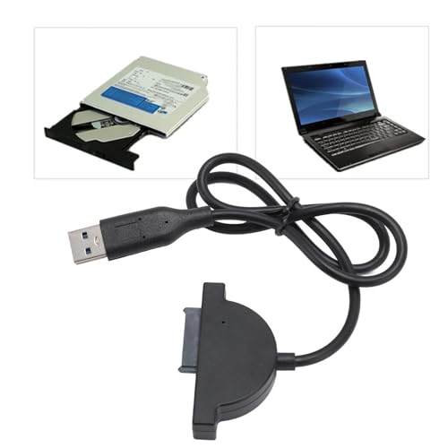 Cable USB 2.0 a SATA para unidad óptica de laptop miniatura 7