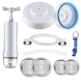Dreyoo Jar Sealer and Accessory Hose Compatible with Foodsaver Vacuum Sealer, Vacuum Sealer Kit for...