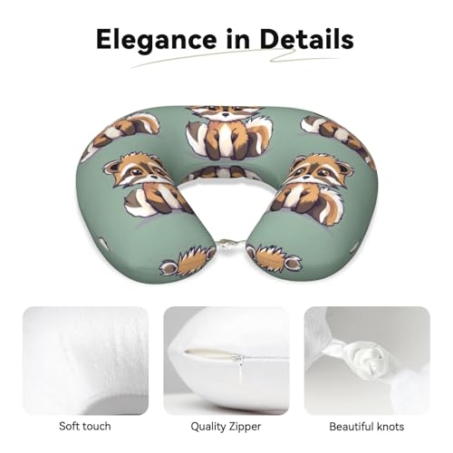 Almohada de poliéster ajustable para cuello miniatura 4