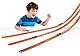 Hot Wheels Bahn Track Builder, Verbindungsstücke (12m) für Autorennbahnen der Hot Wheels Autos, inkl. 1 Spielzeugauto, zur individuellen Gestaltung, Auto Spielzeug, Spielzeug ab 4 Jahre, FTL69