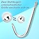 Roluck Analhaken mit 2 Austauschbar Kugeln Edelstahl Anal Hook Anal Haken für Männer Frauen Analspielzeug