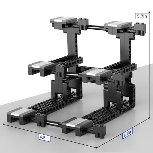 Image of Display Stand for Lego Speed Champion Cars, 3-Layer Display Stand Building Set Holds 6 Cars & Divers, Compatible with 76917, 76908, 76918, 76915, 76914, 76907, 76901, 76902 & More