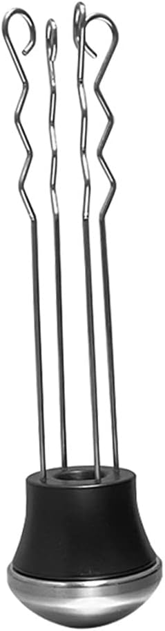 Solid Wood Handle Needle Coffee Tamper Distributor Leveler Tool Type Powder