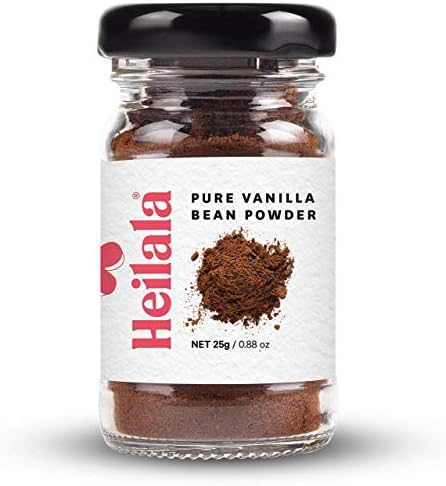 Pure Ground Vanilla Bean Powder - Heilala Vanilla, Premium Vanilla Powder, Made Using 100% Ground Madagascar Vanilla Beans Grade A Bourbon Variety, Sustainably and Ethically Sourced Vanilla Bean Pods, Hand-Picked from the Kingdom of Tonga - 0.88 oz