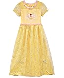 Disney Princess Girls Belle Nightgown Size 4 Yellow