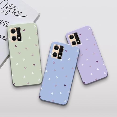 Image of COLORflow Back Cover Compatible with Oppo F21 Pro 4G / F21s Pro 4G | Family of Hearts Color Customized Back Cover Compatible with Oppo F21 Pro 4G / F21s Pro 4G