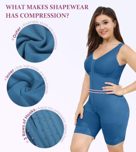 Image of M MYODRESS Fajas Colombianas Plus Size Shapewear Tummy Control with bra