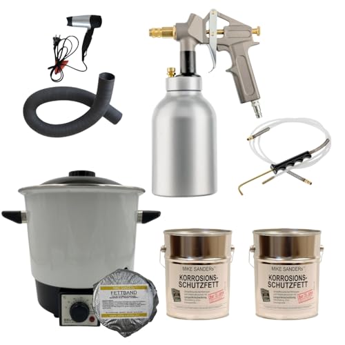 Mike Sanders Verarbeitungsset Mini mit 8 kg Mike Sanders Korrosionsschutzfett