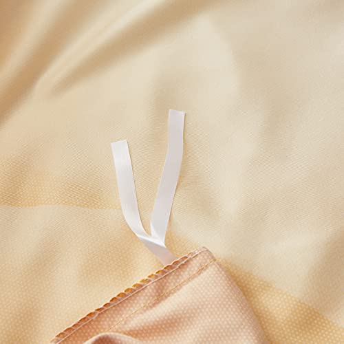 Kids Duvet Cover Set For Girls Boys Twin Size Reversible Pastel Rainbow Ombre Yellow Grey Bedding Set Soft Microfiber Comforter Cover For Kids Teen Girl Women 2 Pieces #TOP5