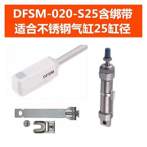 Sensor de control magnético DFSH DFSM-020-S25 con limitador de dos líneas para cilindros 2