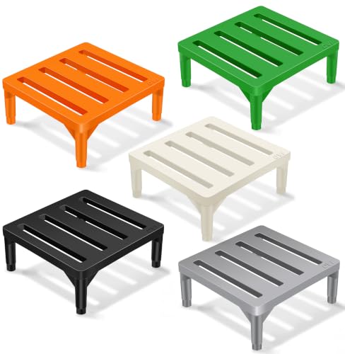 Image of DVI Heavy Duty Multicolour Plant Stand | Pack of 5 | Strong, Durable, Rust-Proof | Supports Up to 200 Kg | Indoor & Outdoor Use | Pot Stand for Big Size Plants | All Weather Resistant Pot Stand
